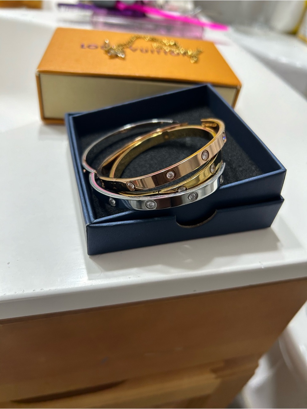 Diamond bracelet set - Picture 4 of 5